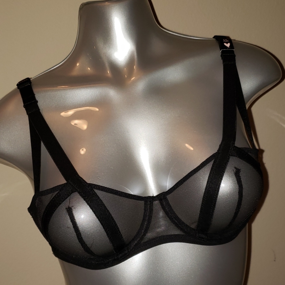 Victoria's Secret black bra.